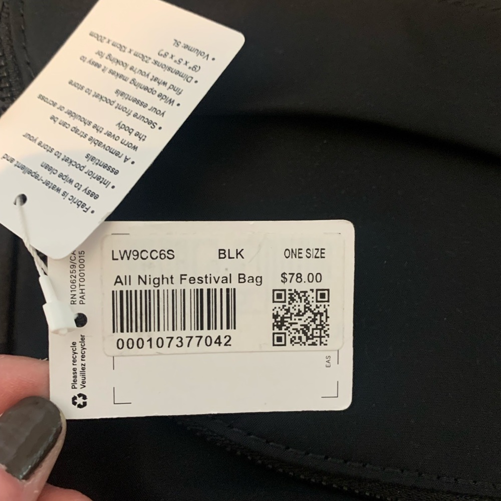 Lululemon All Night Festival Bag